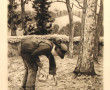 Henri DELAVALLEE ( 1862-1943) "Le ramass