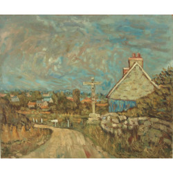 Gustave MORDO (1907-?) "Bretagne, côte d