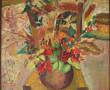 C.JANIN (Xxème) "Bouquet de fleurs à la 