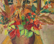 C.JANIN (Xxème) "Bouquet de fleurs à la 