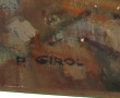 Paul GIROL (1911-1989) "Cimetière de bat