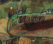 Paul GIROL (1911-1989) "Cimetière de bat