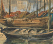 Paul Henry LAFON (XIXè-Xxè) "Scène de po