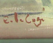 Elisabeth LE COZE (XX) "Fenêtre sur le j