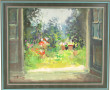 Elisabeth LE COZE (XX) "Fenêtre sur le j