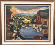 Yvette de la CHASSAIGNE (1946) "Vue de P