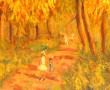 Gustave MORDO (1907-?) "Sous-bois" huile