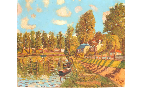 Gustave MORDO (1907-?) "Gournay-sur-Marn