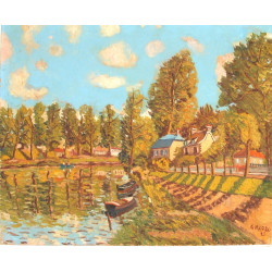 Gustave MORDO (1907-?) "Gournay-sur-Marn