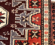 Tapis en laine points noués dans les ton