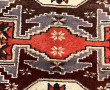 Tapis en laine points noués dans les ton