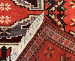 Tapis en laine points noués dans les ton