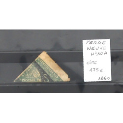 Terre-Neuve n°10A (papier mince) oblitér