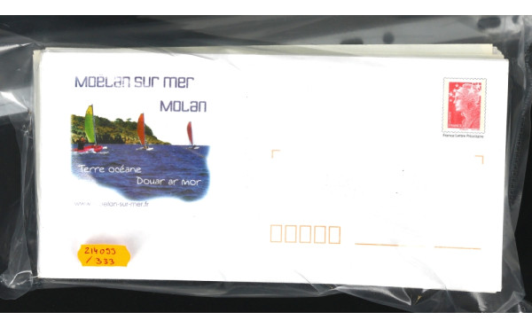 France - Lot de 100 enveloppes pré-oblit
