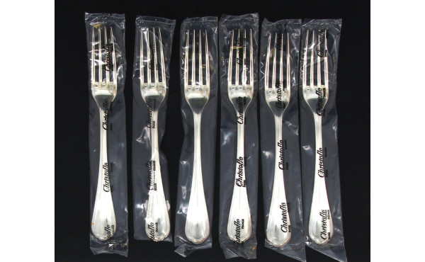 CHRISTOFLE Modèle filets coutours - 6 fo