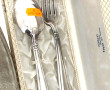 Saleron avec intérieur en verre bleu : s
