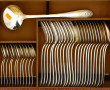 Ménagère en métal argenté ART DECO compr