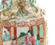 CANTON - Vase et assiette en porcelaine 