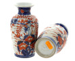 Paire de petits vases en porcelaine Iram