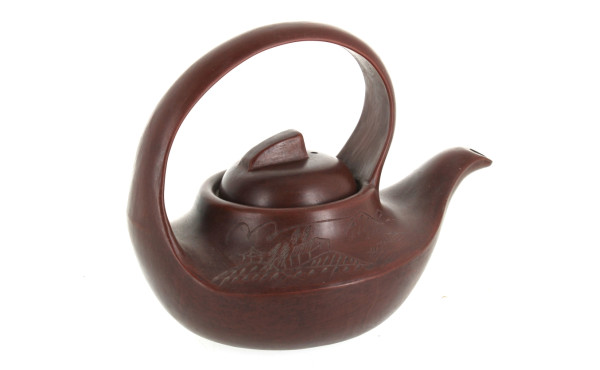 Importante théière en terre cuite à pati