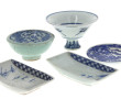 CHINE - Lot de 5 pièces en céramique en 