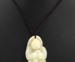 CHINE - Pendentif en jade HETIAN représe