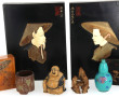 ASIE - Lot comprenant un Bouddha en pier