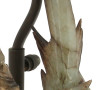 Pied de lampe avec sujet en néphrite "Oi