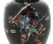 Vase en céramique du JAPON à décor de gu