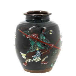 Vase en céramique du JAPON à décor de gu