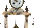 Garniture de cheminée en marbre de coule