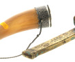 Encrier de voyage ottoman en laiton XIXe