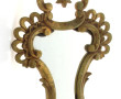 Miroir en bois doré probablement italien
