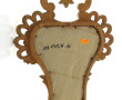 Miroir en bois doré probablement italien