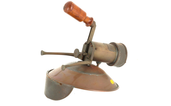 Lampe au magnésium en cuivre XIXe type s