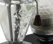 Veilleuse en bakélite et verre pressé mo