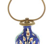 Lampe à piètement constitué d'un vase en