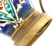 Lampe à piètement constitué d'un vase en
