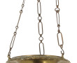 Suspension d'église en bronze décor d'an