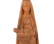 Vierge ménagère en résine imitant la ter