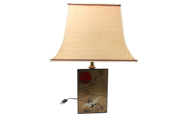Pied de lampe à section rectangulaire à 