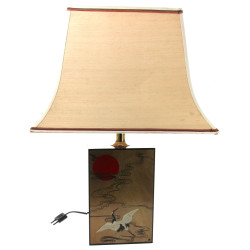 Pied de lampe à section rectangulaire à 