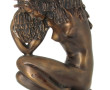 Ecole Contemporaine - Baigneuse en bronz