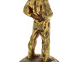 "Jeune Gavroche", sujet en bronze à pati