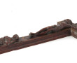 Croix reliquaire ancienne en bois sculpt