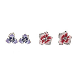 Lot de 2 paires de BO en argent 925ème, 