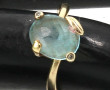Bague en or jaune 9 cts (375ème) sertie 