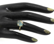 Bague en or jaune 9 cts (375ème) sertie 