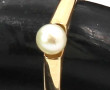 Bague en or jaune 750ème sertie d'une pe