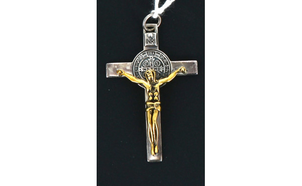 Pendentif croix en argent 925ème, H 5 cm